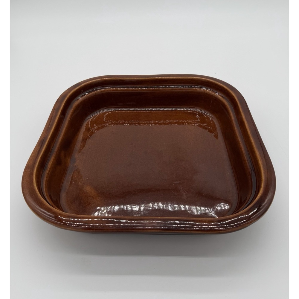 Vtg Sunbeam Electric Skillet Griddle stoneware Ceramic Casserole Dish 12" x 12"
